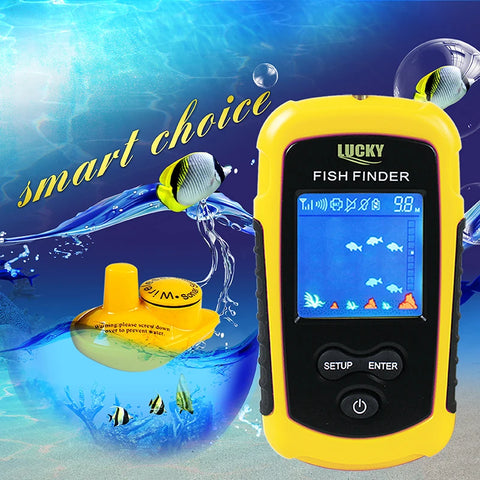 LUCKY Fish Finder FFCW1108-1 FFW1108-1 FF1108-1CWLA FFW718LA Wireless Fish Finder FF1108-1 FFC1108-1 Wired Fish Finder