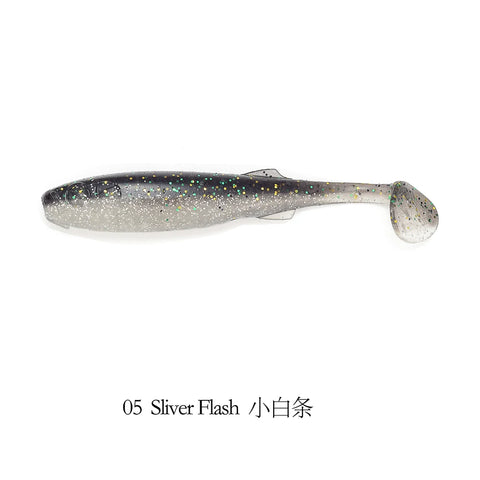 Elitelure 2/2.5/3inch MARGAY Tournament Grade Soft Lure 10/12pcs Paddle Tail Swimbait Wobbler Bass Cat Fish Seabass Lure Fishing