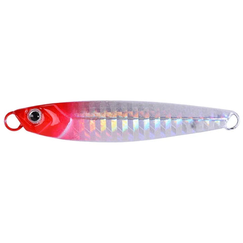 Ocean Boat Beach Seawater Fishing Drag Metal Jigging Lures 60g 80g Artificial Bait for Spanish Mackerel Bass Casting Spoons Jigs