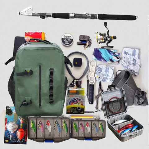 Fishing Backpack Outdoor Fishing Tackle Storage Bag Lure Rucksack Multifunctional Sports Camping Mountaineering Fishing Backpack