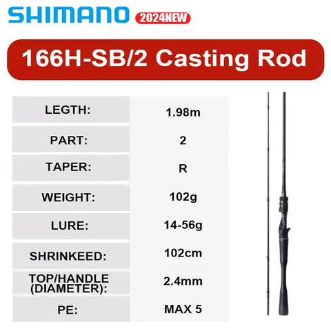 SHIMANO POISON ADRENA 2024 New 2 Section Supercast Spinning Casting Rod R/RF/F/FF Max Lure 56g X Ring SPIRAL X CORE HI-POWER X