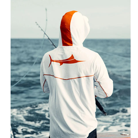 Sailing Hoodies Gear Fishing Long Sleeve Hooded Shirts Blusas Para Pesca Fish Performance Apparel Camisa De Pesca Uv Manga Longa