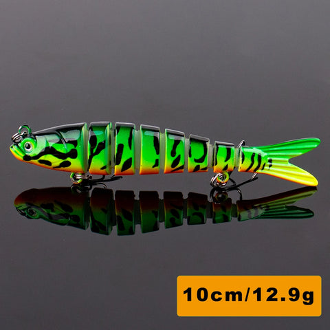Magnisher 8-Segment Realistic Hard Fishing Lure 13.5cm/10cm Jointed Swimbait Lifelike Action Slow Sink Bait Fresh/Salt Water