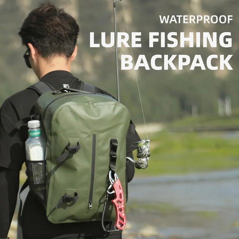 Fishing Backpack Outdoor Fishing Tackle Storage Bag Lure Rucksack Multifunctional Sports Camping Mountaineering Fishing Backpack