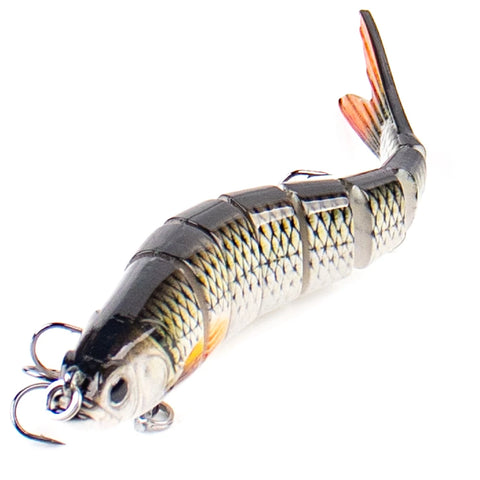 Magnisher 8-Segment Realistic Hard Fishing Lure 13.5cm/10cm Jointed Swimbait Lifelike Action Slow Sink Bait Fresh/Salt Water