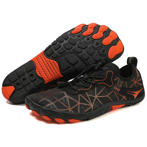 Summer Beach Swimming Shoes Men's Barefoot Upstream Wading Shoes, Water Sports Shoes Beach Sandals Women's Yoga Fitness Shoes