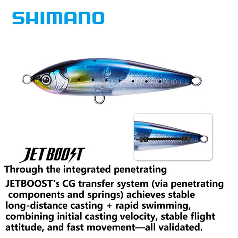 Original SHIMANO XU-T14U Ocea Head Dip 140F Flash Boost - Saltwater Tuna Fishing Lure, 70g Floating Stickbait