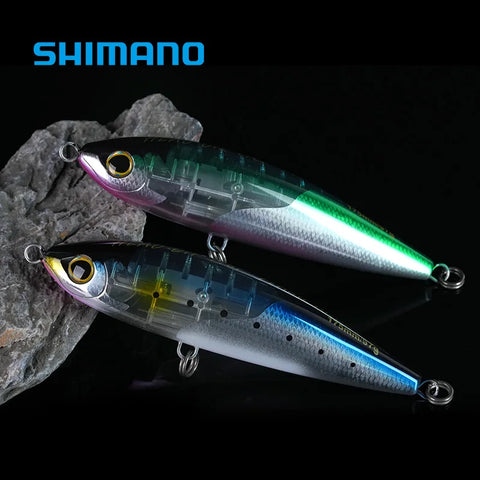 Original SHIMANO XU-T17TE Floating Pencil Lure 175mm 97g AR-C Gravity Shift Flash Boost Saltwater Sea Fishing Bait
