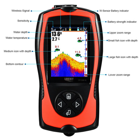 Recon-Sonar: Radar Inalámbrico Portátil – Localización de Peces y Relieve en Tiempo Real