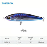 Original SHIMANO XU-T17TE Floating Pencil Lure 175mm 97g AR-C Gravity Shift Flash Boost Saltwater Sea Fishing Bait