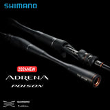 SHIMANO POISON ADRENA 2024 New 2 Section Supercast Spinning Casting Rod R/RF/F/FF Max Lure 56g X Ring SPIRAL X CORE HI-POWER X