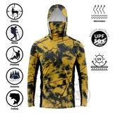 New Fishing Apparel Summer Outdoor Jersey Men Long Sleeve T Shirts Clothing Sun Uv Protection Breathable Hooded Fishing Wear