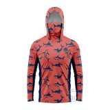 New Fishing Apparel Summer Outdoor Jersey Men Long Sleeve T Shirts Clothing Sun Uv Protection Breathable Hooded Fishing Wear