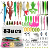 83 Pro-Gear Tackle Set: Premium Lure Layer Organizer Box (Multipurpose Kit)