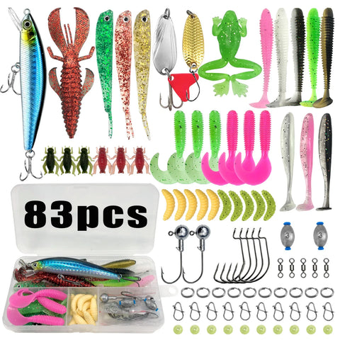 83 Pro-Gear Tackle Set: Premium Lure Layer Organizer Box (Multipurpose Kit)