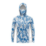 New Fishing Apparel Summer Outdoor Jersey Men Long Sleeve T Shirts Clothing Sun Uv Protection Breathable Hooded Fishing Wear