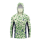 New Fishing Apparel Summer Outdoor Jersey Men Long Sleeve T Shirts Clothing Sun Uv Protection Breathable Hooded Fishing Wear