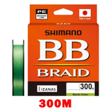 2025 SHIMANO 4 Strands Fishing Line BB BRAID 150M/200/300 X4 PE Braid Fishing Lines made in Japan high strength and Soft