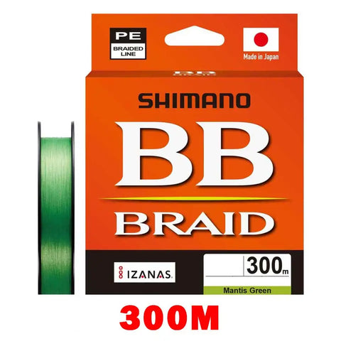 2025 SHIMANO 4 Strands Fishing Line BB BRAID 150M/200/300 X4 PE Braid Fishing Lines made in Japan high strength and Soft