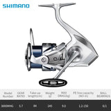 Original 2023 SHIMANO STRADIC Spinning Fishing Reel 1000HG/2500/C3000HG/4000XG/5000XG Spool SeaWater Fishing Reel