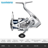Original 2023 SHIMANO STRADIC Spinning Fishing Reel 1000HG/2500/C3000HG/4000XG/5000XG Spool SeaWater Fishing Reel