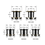 Huidiao Stainless Steel Bearing Spinning Fishing Reel 8000 9000 10000 12000 14000 25KG Powerful Reel Saltwater Fresh Water Drag