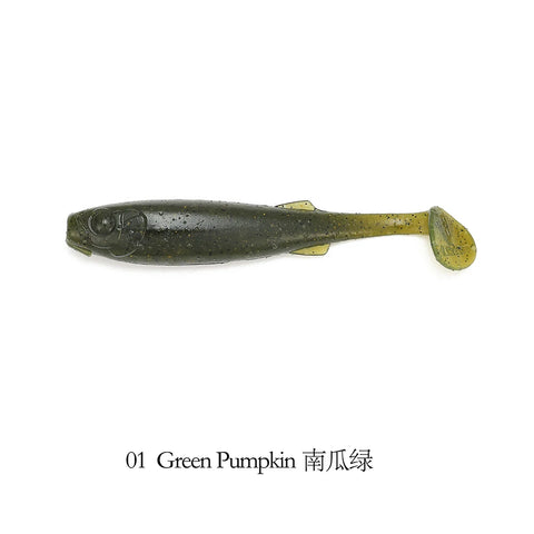 Elitelure 2/2.5/3inch MARGAY Tournament Grade Soft Lure 10/12pcs Paddle Tail Swimbait Wobbler Bass Cat Fish Seabass Lure Fishing