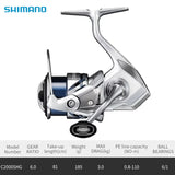 Original 2023 SHIMANO STRADIC Spinning Fishing Reel 1000HG/2500/C3000HG/4000XG/5000XG Spool SeaWater Fishing Reel